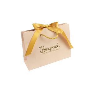 Sac en papier mat Ribbons pour bijoux et montres 200 x 150 x 70 mm BR-MA-RC