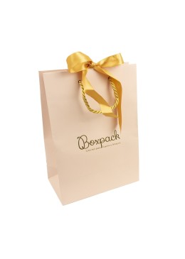 Bolsa ribbons de papel mate para joyería bisutería y relojería 180x250x100 mm BR-L-RC