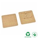 Interior Eco kraft para colgante y pulsera 65x65 mm IC-Z8-C-K