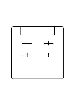 Interior ECO para colgante para joyas de bisutería y joyería IC-Z8-CP-B