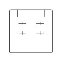 Pendant and Earring Insert 60 x 60 mm IC-Z8-CP-B