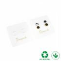 Interior Eco blanco para colgante y pendientes 65x65 mm IC-Z8-CP-B