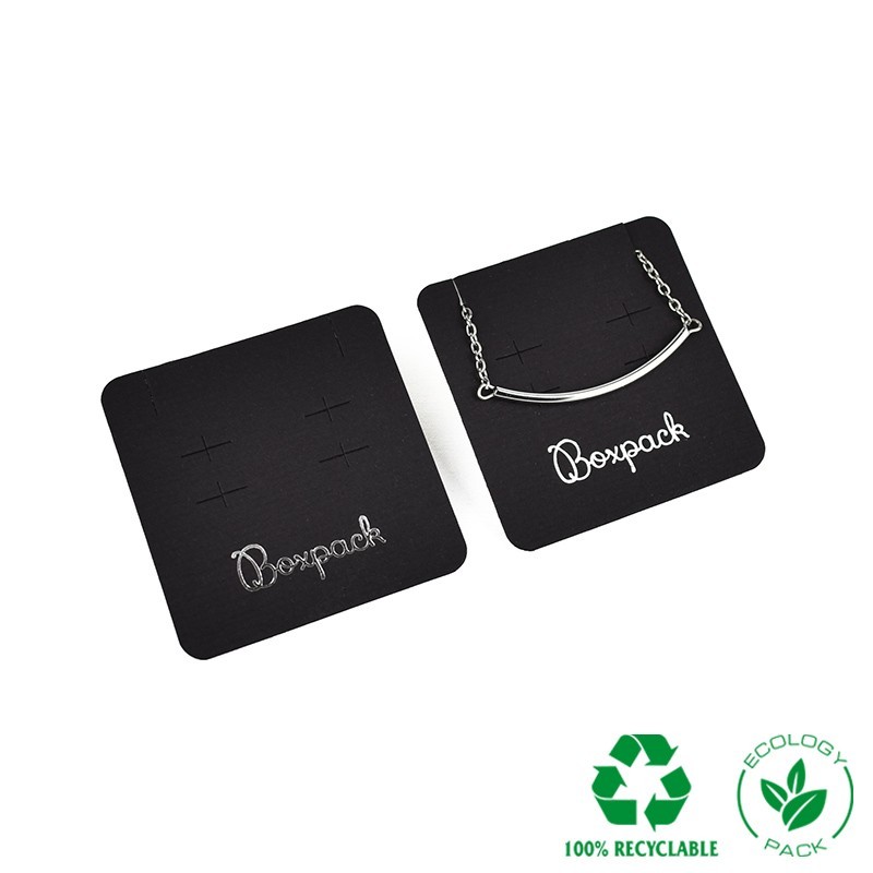 Interior Eco negro para colgante y pendientes 65x65 mm IC-Z8-CP-N