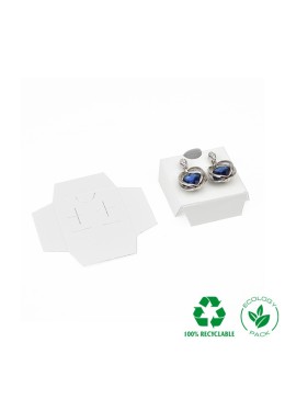 Interior Eco blanco para pendientes omega 35x35x12 mm IC-41-PO-B