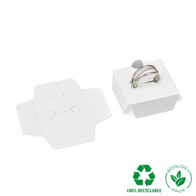 Intérieur en carton pour bague, blanc 41 x 41 x 15 mm IC-42-B