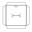 Intérieur en mousse pour bague 41 x 41 x 15 mm IC-42-K
