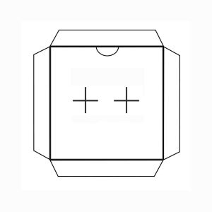 Interior para brincos 35 x 35 x 12 mm IC-41-P-B
