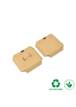 Interior Eco kraft para anillo 55x55x13 mm IC-PF1-S