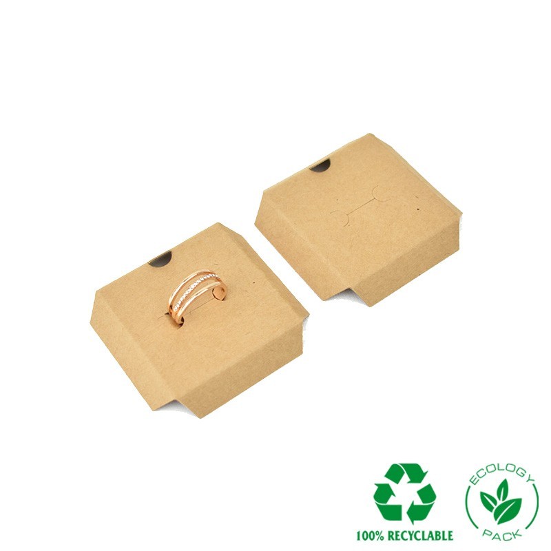 Interior Eco kraft para anillo 55x55x13 mm IC-PF1-S