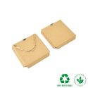 Cardboard jewelry set and pendant insert, kraft 55 x 55 x 13 mm IC-PF2
