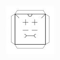 Jewelry Set and Pendant Insert 77 x 77 x 12 mm IC-PF2