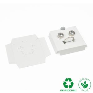 Weiße Einlage für Anhänger und Schmucksets 56 x 56 x 12 mm IC-61-B