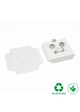 Interior Eco blanco para colgante y conjunto 56x56x12 mm IC-61-B