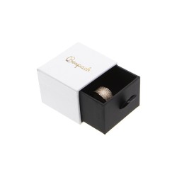 Caja de cartón para anillo o pendientes color blanco 50x55x40 mm PB-1-B