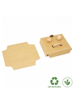 Interior Eco kraft para colgante y conjunto 56x56x12 mm IC-61-K