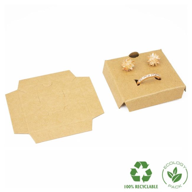 Interno per ciondolo e parure, kraft 56 x 56 x 12 mm IC-61-K