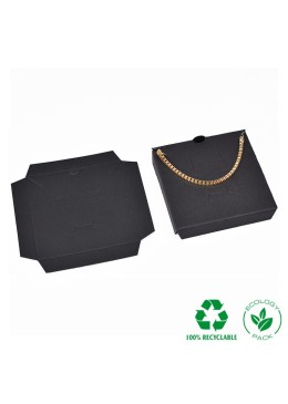 Interior Eco negro para colgante y conjunto 78x78x12 mm IC-81-N