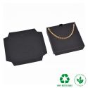 Interior Eco negro para colgante y conjunto 78x78x12 mm IC-81-N