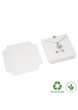 Interior Eco blanco para colgante y conjunto 78x78x12 mm IC-81-B
