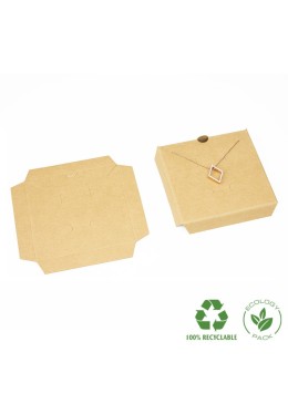 Interior Eco kraft para colgante y conjunto 78x78x12 mm IC-81-K