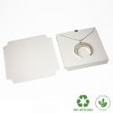 Intérieur en carton pour collier ou parure, blanc 111 x 111 x 12 mm IC-17-B