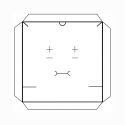 Interno per collane o parure 111 x 111 x 12 mm IC-17-N