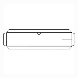 Interno per bracciali serie Zip 223 x 34 x 12 mm IC-PF3