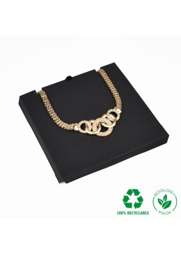 Interior Eco negro para collar o conjunto 159x159x12  mm IC-18-N