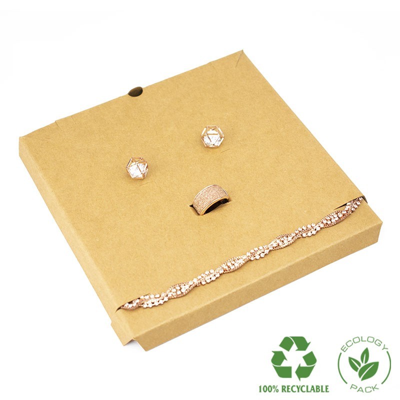 Interior Eco kraft para collar o conjunto 159x159x12  mm IC-18-K