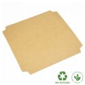 Cardboard necklace or jewelry set insert, kraft 159 x 159 x 12 mm IC-18-K