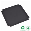 Interior Eco negro para collar o conjunto 159x159x12  mm IC-18-N