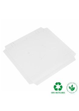 Interior Eco blanco para collar o conjunto 159x159x12  mm IC-18-B