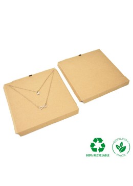 Interior Eco kraft para collar o conjunto 159x159x13mm IC-PF4