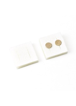ESPUMA PARA PENDIENTES COLOR BLANCO 37x37x8 mm IE-41-B-8