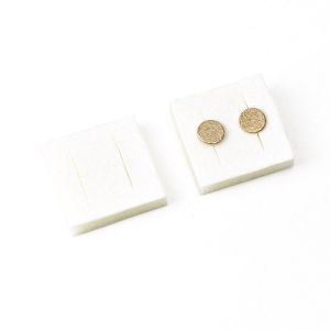 Intérieur en mousse pour boucles d’oreilles, blanc 37 x 37 x 8 mm IE-41-B-8