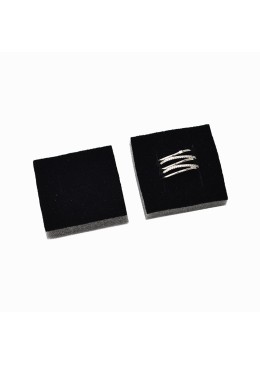 ESPUMA PARA PENDIENTES COLOR NEGRO 45x45 mm IE-42-N