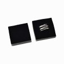 Intérieur en mousse pour boucles d’oreilles, noir 45 x 45 mm IE-42-N