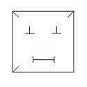 Spugna per parure e ciondoli 58 x 58 mm IE-61-B