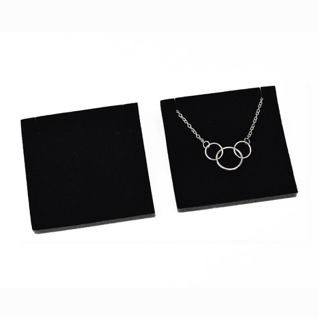 Intérieur en mousse pour pendentif, noir 79 x 79 mm IE-81-N