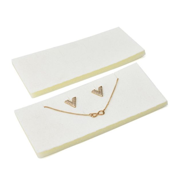 Weiße Schaumstoffeinlage für Schmucksets 148 x 60 x 8 mm IE-FL2-B