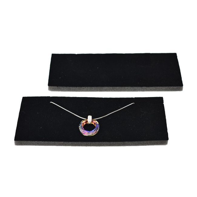 Schuiminlay voor sieradenset, zwart 148 x 60 x 8 mm IE-FL2-N