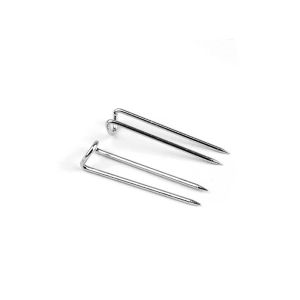 Silberfarbene Präsentationsnadeln zum Halten von Anhängern oder Ketten, Größe 16 mm