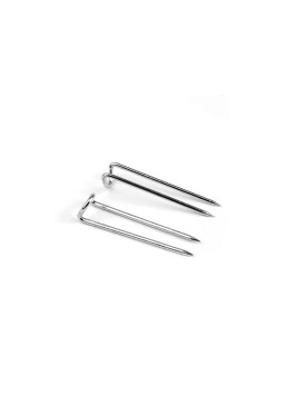 Pinchos para sujetar colgantes o cadenas color plata tamaño 20mm