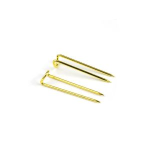 Spilli espositori per ciondoli o catene, color oro, misura 20 mm