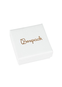 Cartón para pendientes de joyería y bisutería 50x50x23 mm color blanco IP-40
