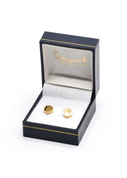 Estuche polipiel azul para pendientes 47x53x30 mm. J-07-P