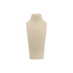 Custom jewelry display bust with Nappa finish cd-c101-np-22