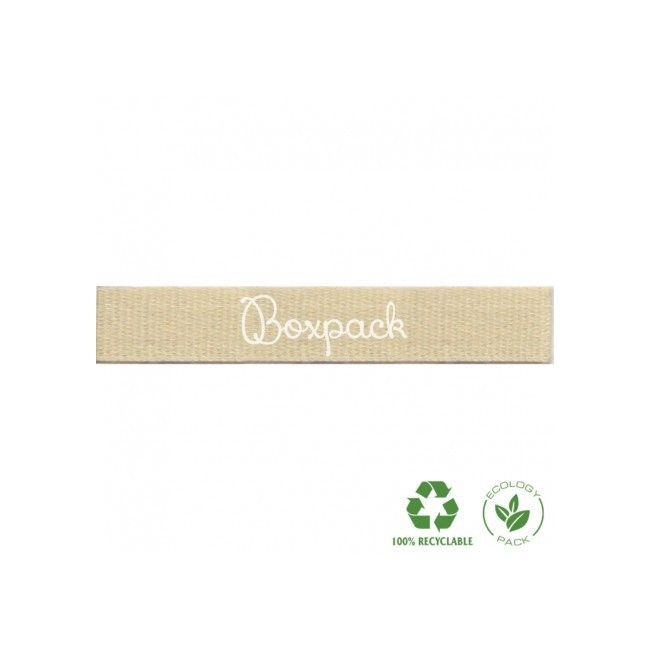 Cinta de algodón personalizada serigrafia de 25 mm de ancho para joyería y bisutería