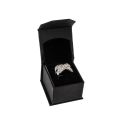Caja de cartón con imán para anillo o pendientes color negro 48x54x40 mm MC-1-N