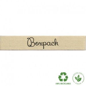 Cinta de algodón personalizada serigrafia de 15 mm de ancho para joyería y bisutería